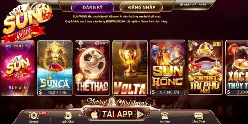 Casino Sunwin được khẳng định là một sòng bạc trực tuyến thế hệ mới