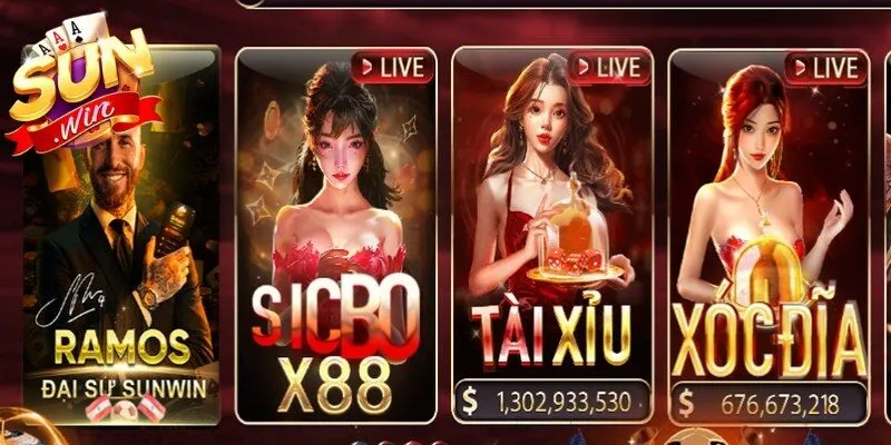 Những tựa game nổi bật tại Casino Sunwin thu hút người chơi