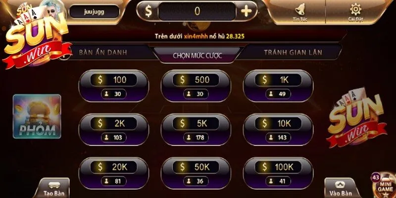Trải nghiệm Game Bài Sunwin dễ dàng, nhanh chóng với vài bước thao tác