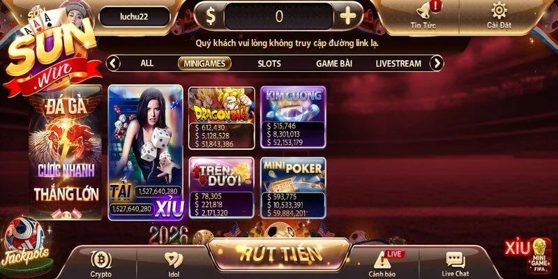MiniGame Sunwin là các trò chơi cá cược diễn ra trong thời gian siêu nhanh
